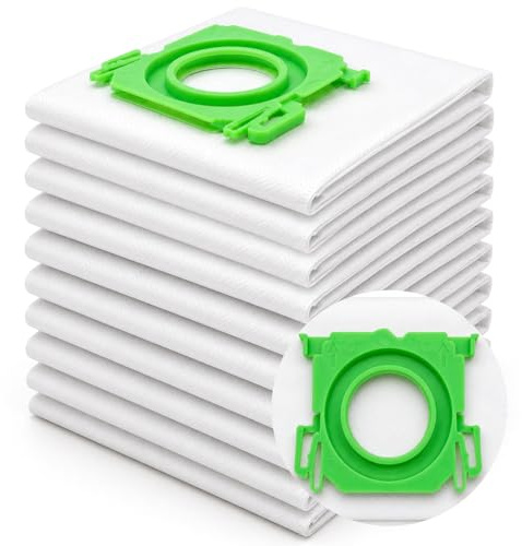 Reliapart Microfibre Dust Bags (10 Pack) for Sebo X, C, Sensor, Airbelt, Automatic, Extra, XP Series Replacement 25486 Bag Replacement 5093ER AIRBELT C1 C2 AUTOMATIC X2 X3 X4