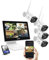 ANNKE Kit Videosorveglianza WiFi Esterno con 7 Monitor, 4CH 5MP NVR con Touch Screen IPS e 4 Telecamere IP 3MP Esterni, Visione Notturna da 100ft, Audio Bidirezionale, Rilevamento del Movimento