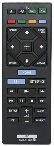VINABTY RMT-B127P Replacement Remote Control for Sony Blu-Ray Player BDP-S1200 BDP-S3200 BDP-S4200 BDP-S5200 BDP-S6200 Bdp-bx120 Bdp-bx320 Bdp-bx520