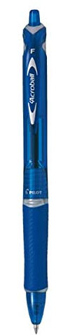 Acroball Plastic Begreen Snap Ballpoint Pen - Blue - 0.7mm Tip - Pilotaa