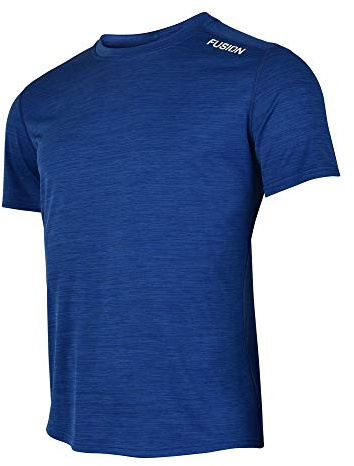 FUSION Mens C3 T-Shirt Laufshirt Herren Trainings Shirt unglaublich weich, atmungsaktiv, schnell trocknend Night-Melange XXL