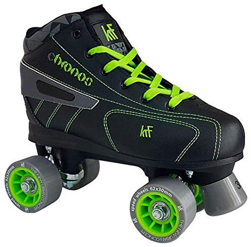 KRF Patin Hockey Chronos Ultimate Rollschuhe, Grün/Schwarz, 29