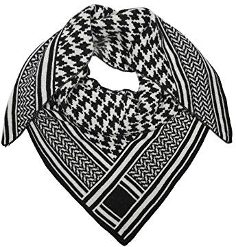 Zwillingsherz Dreieckstuch Stola Schal mit Kaschmir und Wolle für Damen Mädchen Jungen Kinder - Hochwertiges Cashmere Halstuch im Hahnentritt Muster Motiv - Damenschal für Sommer Herbst Winter