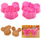 KAISHANE 2 Stück Cartoon Maus Ausstechformen Kuchen Backen Sugarcraft Handwerk Form Bakeware-Kunststoff