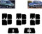Tintcom.com Passgenaue Tönungsfolie für-Citroen Berlingo 5-Türen 1997-2009 Mit 2-Schiebetür - Heck/Seitenscheiben (50% Hellschwarz, A-B1)