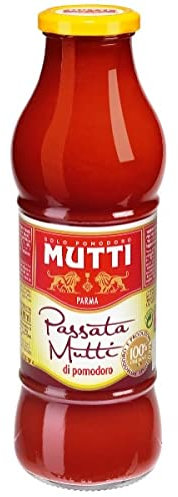 Passata di pomodoro in vetro Mutti cartone da 700gr x 12 pz