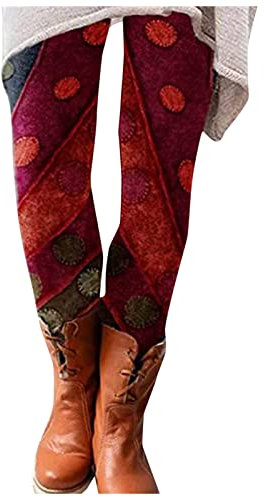 CHENSIYU Strumpfhosen Damen Warme Thermostrumpfhose Trainingshose Mädchen Latzhose Muster Bequeme Wollstrumpfhose Skinny Fit Trachtenstrumpfhose