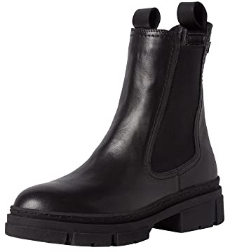 Tamaris 1-1-25901-41-405 Damen Chelsea Boot Leder/Textil grau grau