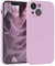 EAZY CASE - Silikonhülle für iPhone 13 Mini Hülle Silikon Case Violett weich stoßfeste Handyhülle iPhone 13 Mini Schutzhülle mit Kameraschutz Dünn Premium Schutz Cover TPU Phone Bumper in Flieder