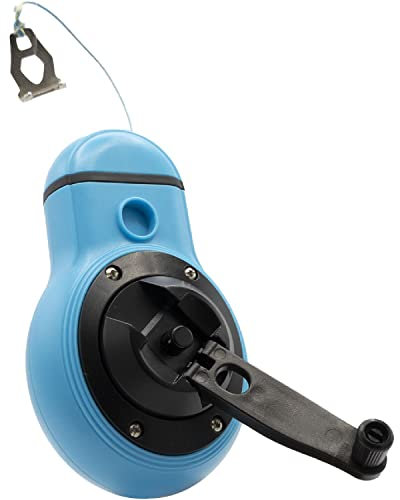 OX TOOLS Pro Compact Kreiderolle mit Kevlar verstärkter Schnur, Übersetzung 6:1 und 300 m Schnur