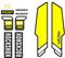 Adesivi compatibili con forcella Rock Shox Reba mod-2 29''
