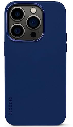 Decoded Premium Silikon Handyhülle - iPhone 14 Pro - Getestet von Apple - Anti-Bakteriell - Extra Schutz - Stoßdämpfend - Schutzhülle - Rundumschutz - Handy Hülle – Blau