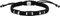 Fossil Herren-Edelstahl-Perlenarmband mit Schieberverschluss, Obsidianschwarz