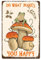 CREATCABIN Pilz Frosch Metallblechschild Poster Vintage Retro Wandkunst Dekor Aufhängen Eisen Malerei Plakette Für Zuhause Küche Badezimmer Wohnzimmer Geschenke Dekorationen 30x20cm