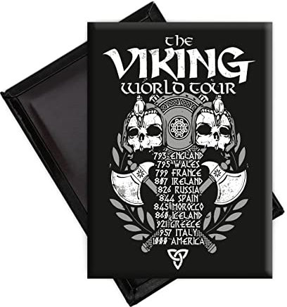 Magnete Kühlschrank Viking World Tour