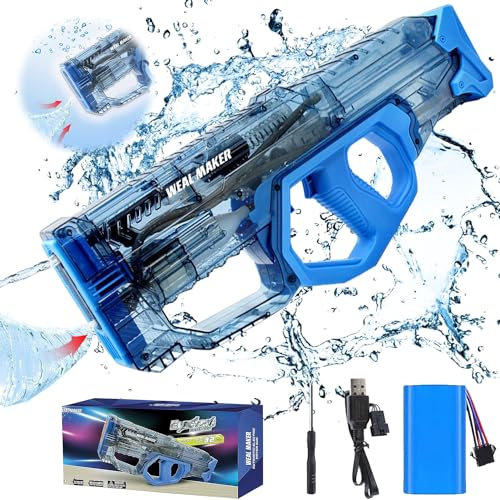 Elektrische Wasserpistole,Automatische wasserpistole,elektrische wasserpistole für Erwachsene,wasserpistole groß,Hoher Kapazität Wasserpistole,Spritzpistolen Spielzeug für Sommer Pool Strand