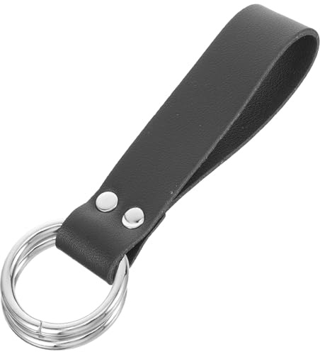 LIFKOME Mittelalterlicher Damenrockhalter Aus Leder Mit Doppelring Renaissance Faltenrock ZubehöR FüR Reisen Camping Und Wandern