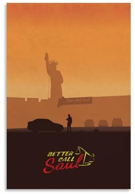 EVMILA Better Call Saul Poster, dekoratives Gemälde, Leinwand, Wandposter und Kunstdruck, modernes Familienschlafzimmer-Dekor-Poster, 20 x 30 cm