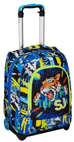 SJ GANG STYLE JAM GANG Jungen Big Trolley Sj Gang Cuccioli Big Trolley SJ Gang Welpen, Blau, Einheitsgröße