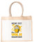 LIEBTASTISCH - Nachhaltige Jutetasche - Geschenk Verpackung für Imker - Keine Zeit, mein Volk braucht mich - Bienenzüchter - Perfekt für Transport (L (42x33x19 cm))