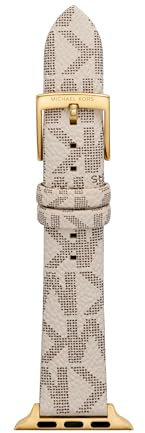 Michael Kors Cinturino da donna in PVC bianco per Apple Watch® (modello: MKS8071E)