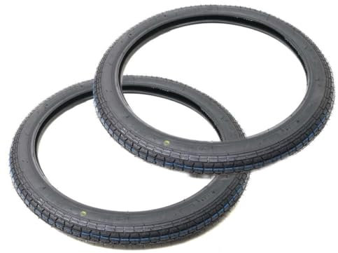 2x Moped Reifen 2.25-19 (23 x 2,25) TT passend für Hercules 218, Zündapp Bergsteiger, Puch MS, Sachs, Simson SR2, NSU Quickly, Kreidler R50, Victoria Vicky, DKW Hummel, KTM, Rixe