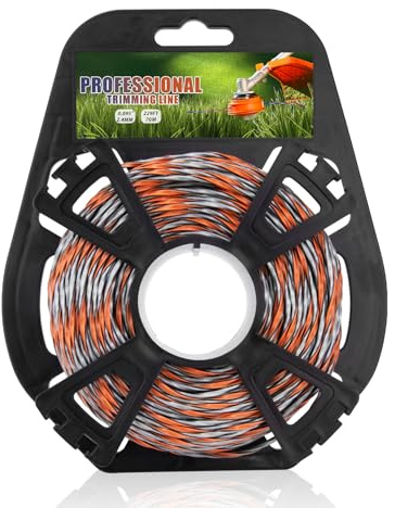 ZTTM 9304303 Fil de débroussailleuse en forme de croix CF3 Pro, 0,2 cm x 70,6 m, fil de qualité professionnelle