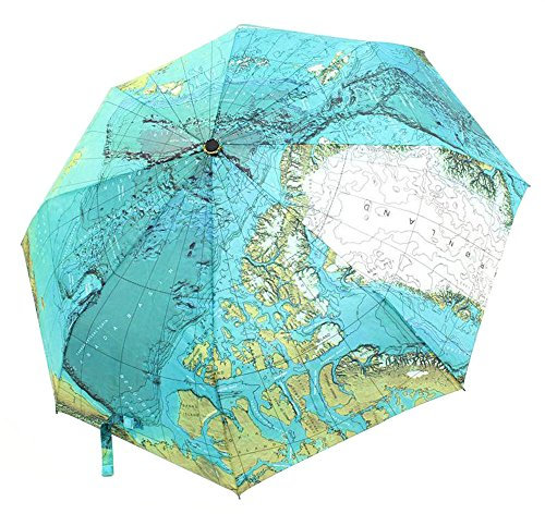 LZYMSZ Paraguas del Mapa Mundial Paraguas Automático Sombrilla Plegable Paraguas Paraguas a Prueba de Viento/Tres Plegable/Cambio Color de Aagua/Paraguas del Cebra de Goma Negro (World map)