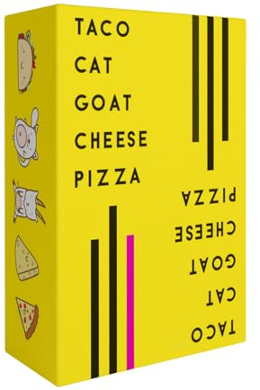 Taco Cat Goat Cheese Pizza Wildly Entertaining Card Game for Family and Group Game Night | Easy to Learn and Play with 10-15 Minute Rounds | Fun for Kids, Teens, Adults, and Families | 2-8 Players