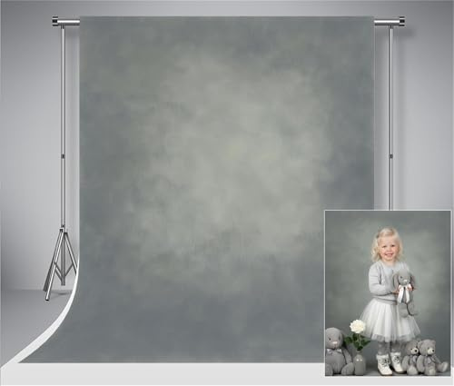 Kate Mikrofaser Hintergrund für Photostudios Grau 3x6m Vintage Hintergrund Fotostudio Abstract Fotobox Hintergrund Hochzeit Gesundheit Hautfreundliches Design