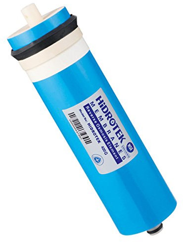 Original Hidrotek 400GPD Umkehr-Osmose Membran. Passend für die meisten Umkehrosmose Anlagen. Osmose Wasserfilter. Hyperfiltration von Schadstoffen. NSF Zertifiziert. Tagesleistung 1514 Liter