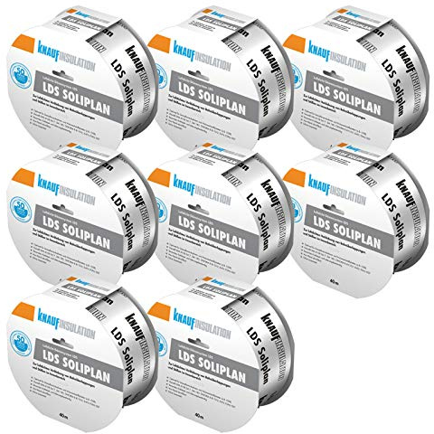 8x KNAUF Insulation Haftklebeband LDS Soliplan 60mm 40m