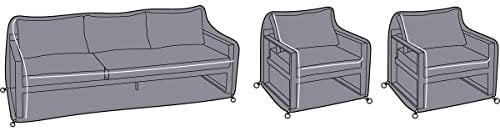 Hartman Curve 3 Seat Casual Lounge Set Cover