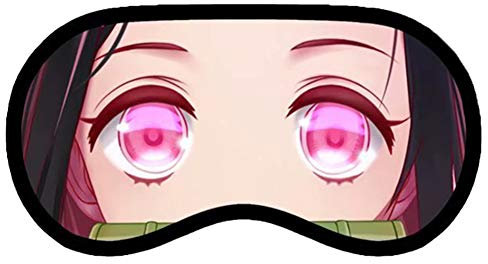 ALTcompluser Anime Augenmaske, Premium Schlafmaske Schlafbrille Augenbinde(Nezuko Kamado)