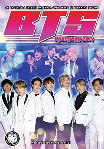 Close Up BTS Kalender 2021 Tributkalender - DIN A3, Wandkalender 2021, 12 Monate, original englische Ausführung.