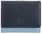 DUDU Portefeuille Femme Petit en Cuir RFID avec Portemonnaie Fermoir clic clac Compact 6 Porte-Cartes Navy