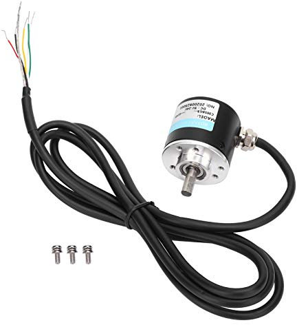 Encoder rotativo ottico incrementale DC5-24V Albero pieno ABZ Controlli di movimento trifase Componente 30KHZ 1000B/1024B(1000Z)