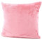 heimtexland ® Flanell Kuschel Kissen Super Soft Dekokissen Plüsch Typ380 Kissenhülle Rosa 48x48 cm