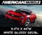 myrockshirt American Muscle 90 cm Muscle car Aufkleber JDM Tuning Sticker