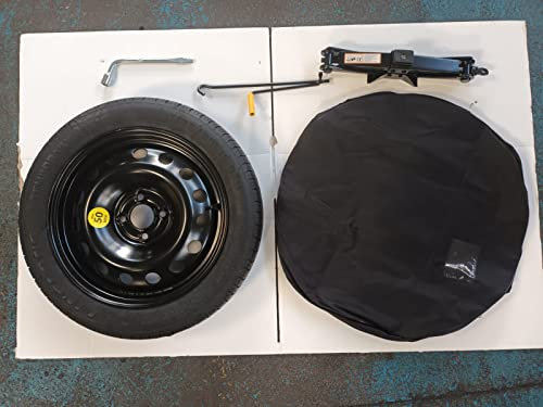 D'ANGELO 1988 Ersatzrad, 40,6 cm, passend für Suzuki IGNIS Baleno Swift (nicht Sport), mit Wagenheber, Schlüssel und Tasche