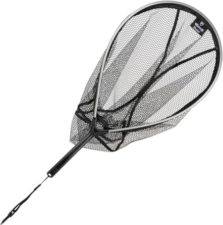 Fox Rage Warrior Racket Net 32x47x40cm - Watkescher zum Raubfischangeln, Raubfischkescher zum Spinnfischen, Angelkescher