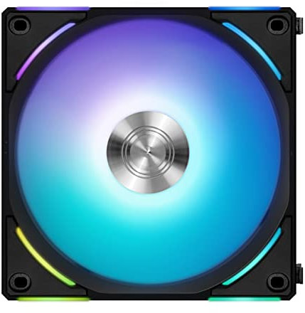 Lian Li UNI AL120 V2 Addressable RGB Black 120mm Fan | Enhanced Cooling & RGB Lighting
