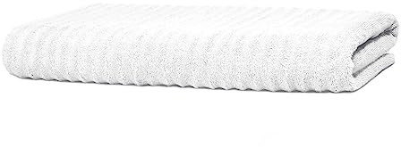 Merana Oslo Sauna- und Strandtuch | extra groß | saugstark, weich und fusselfrei | Frottier Luxus Qualität | 100% Baumwolle | Oeko-TEX | 590 GSM (Snow White, Saunatuch (80x200cm))