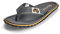 Gumbies Islander Unisex-Flip-Flops, mit superweichem Baumwoll-Zehensteg und strapazierfähiger recycelter Gummisohle, Komfort garantiert, Klassisches Grau, 39.5 EU