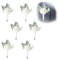 JAWAI 6 Stück Ansteckblume Hochzeit Boutonniere, Rose Boutonniere, Weiß Hochzeit Boutonniere, Convient Pour Les Mariages, Bals, Fiançailles, Anniversaires, Dîners Officiels et Autres Fêtes