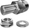 EMTB Achsadapter M10 x 1.0，Universal Fahrrad Achsadapter für M10 x 1.0 Vollachse，Universal Fahrrad Achsadapter für Fahrrad Kupplung, Unisex Fahrrad Achsadapter für Anhänger Adapter