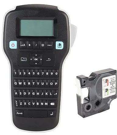 Septpenta Etikettendrucker, Tragbarer Etikettendrucker, Drucken von Benutzerdefinierten Etiketten, One Touch Smart Tasten, Großes Display, Tragbarer Etikettendrucker für Industrie, Heim und Büro