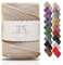 Makromecity Makramee Garn 3mm x 120m Latte Premium Polyester Makramee Schnur Polypropylene Yarn Basteln für Wandbehänge Umhängetasche Handtasche Runner Schnullerkette Platzteller