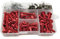 Viti Ergal Moto Per K-awasaki ZX14R Z1000SX Z750 Z1000 Z650 Z900 Z800 Z250 Universale Moto Carenatura Bulloni Dadi Kit Corpo di Fissaggio Pinze vite(Red)