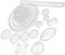 NUOBESTY 1 Satz 22St Zeichenspielzeug bastelsets+für+Kinder bastel Set für Kinder Lineal zum Zeichnen von Kindern Zeichenlineal Spielzeug Bunte Malspielzeuge Kind Zeichen Spielzeug Weiß
